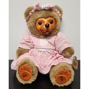 Vintage Robert Raikes Original "30271 Francie" Wooden Face Doll w/Tags & Signed